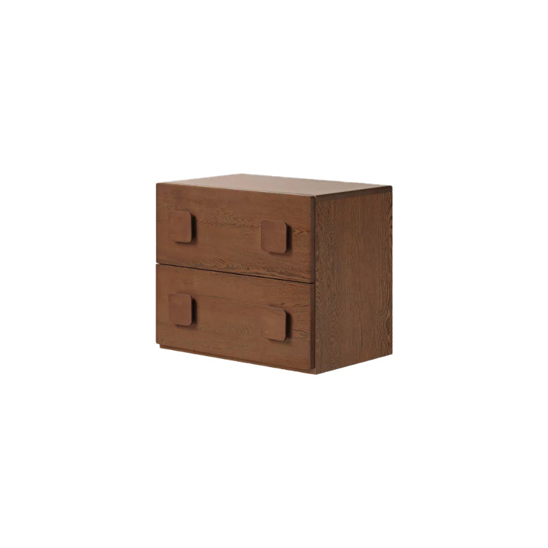 Lucretia solid oak modular storage cabinet in walnut finish – Cabinet x 1, view 16