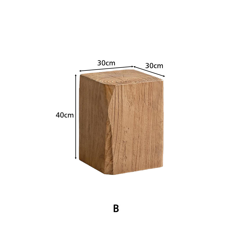 Morris Free-Form Wooden Side Table in Pinewood, Model A / B / C – view 9