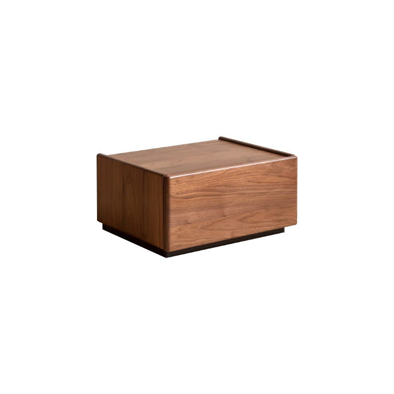 Kimberly low solid wood bedside table with drawer – C, view 25