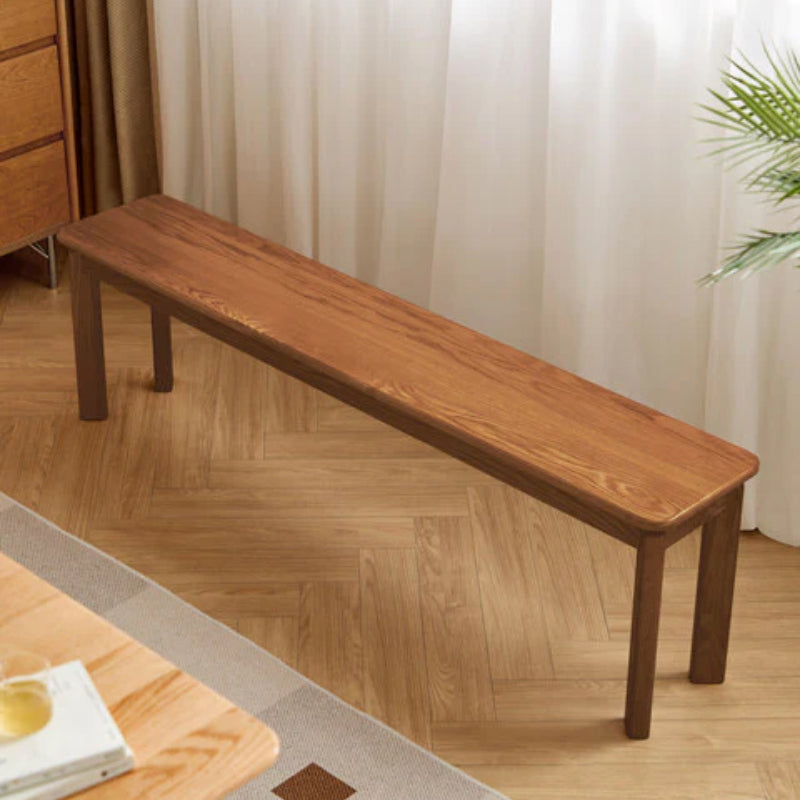 Oak Dining Bench in Walnut Finish 130cm / 150cm