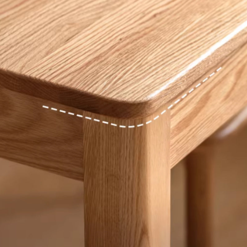 Ophelia solid oak extendable dining table – view 8