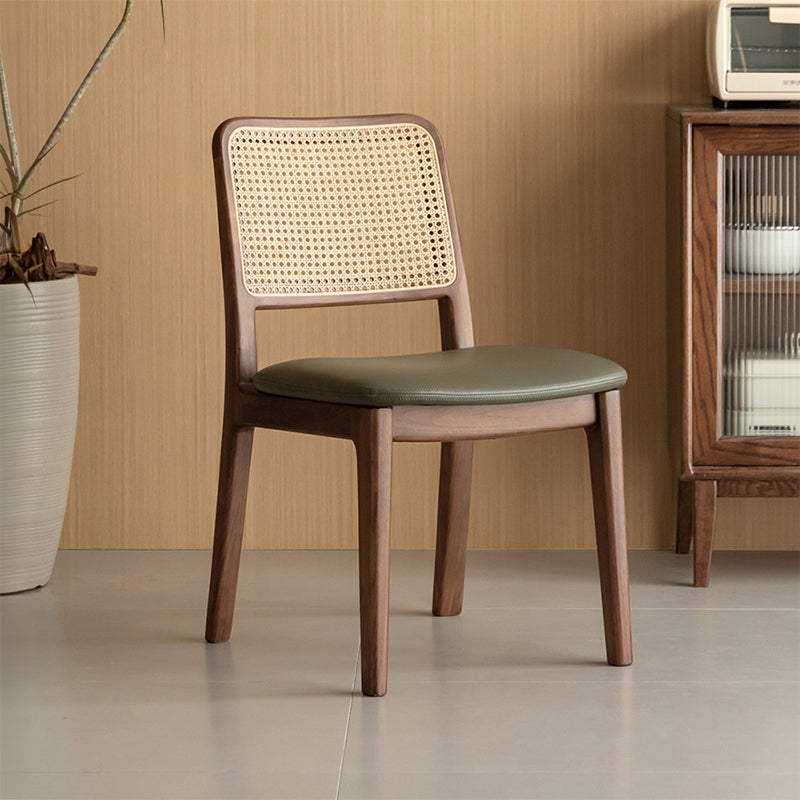 Orson armless solid oak dining chair