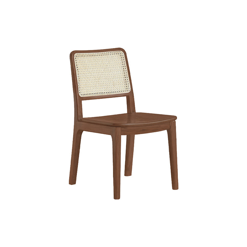 Orson armless solid oak dining chair – B, view 17
