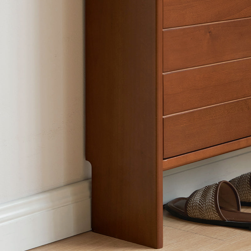 Vivienne Poplar & Solid Beech Ultra-Thin Shoe Cabinet 65cm 80cm 116cm – view 12