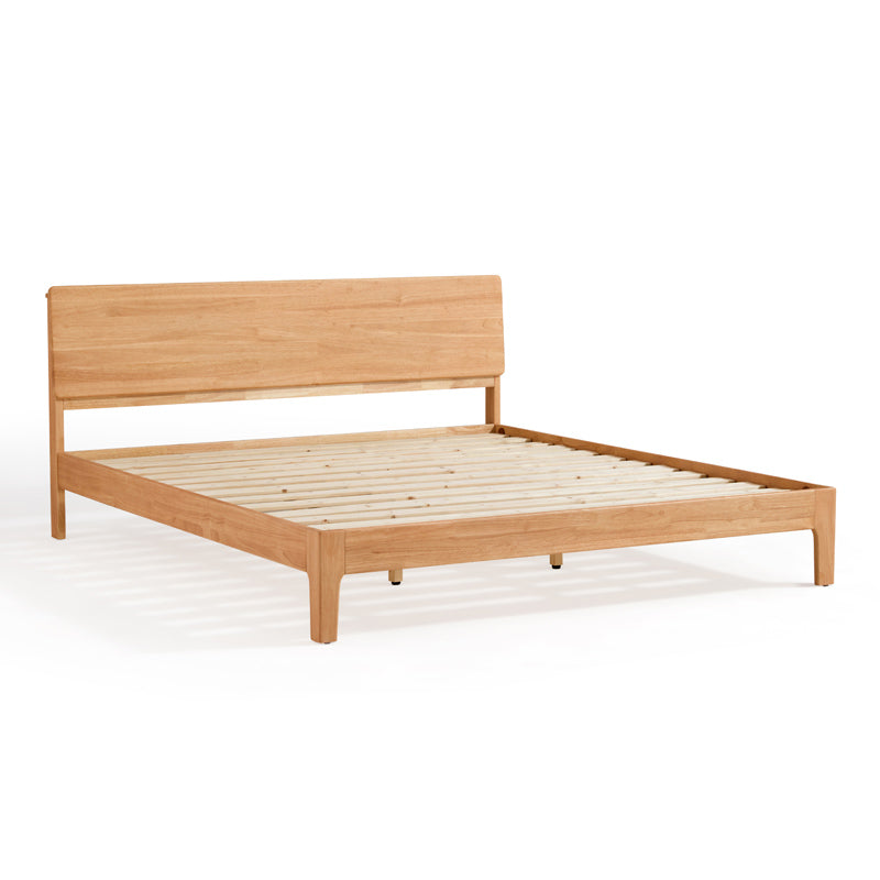 Queen Bed Frame in Solid Rubberwood – view 2