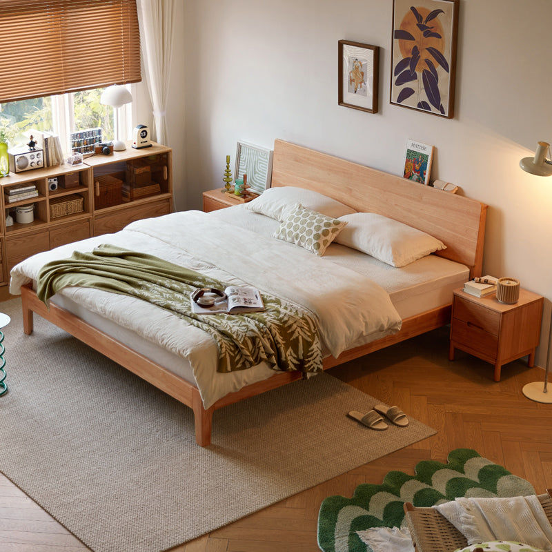 Queen Bed Frame in Solid Rubberwood – view 3