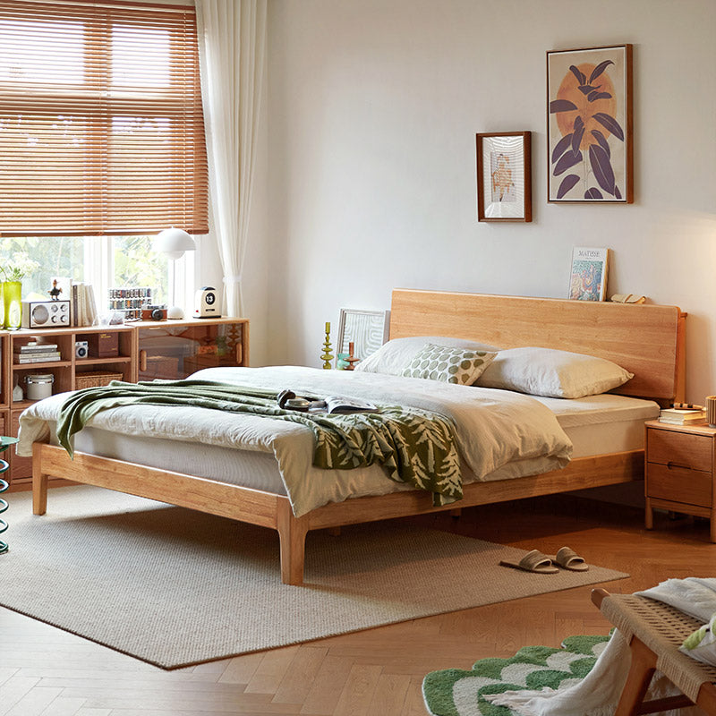 Queen Bed Frame in Solid Rubberwood – view 5