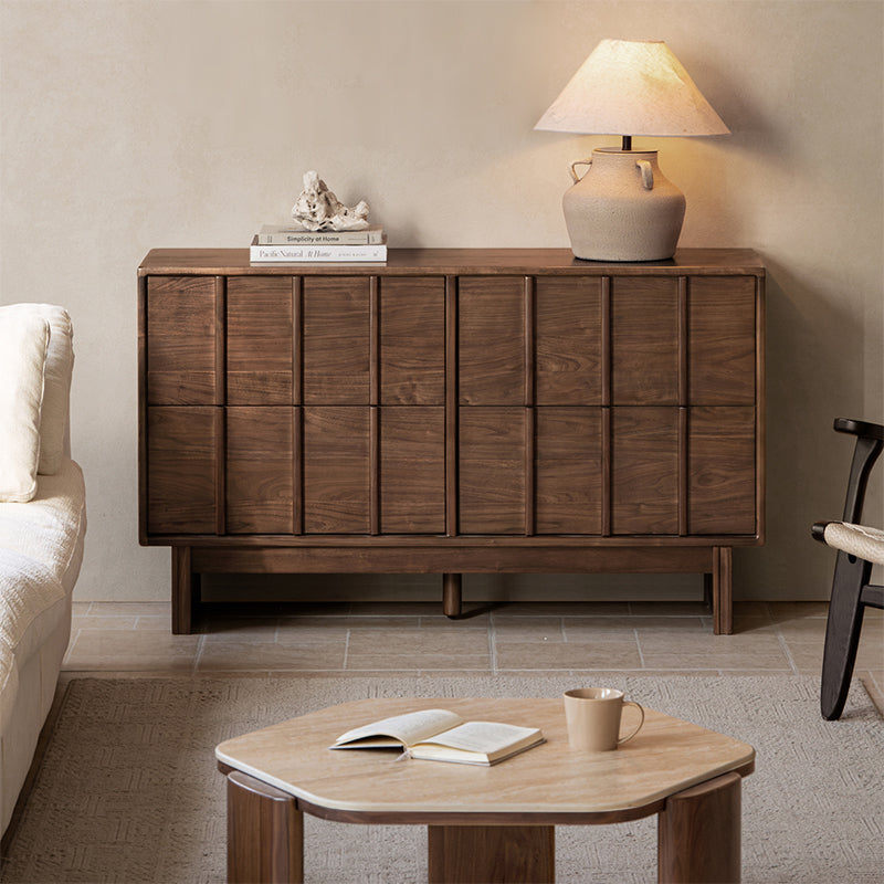 Quinton solid black walnut dresser