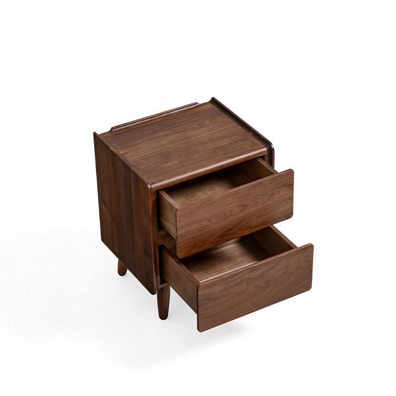 Remington Solid Black Walnut Bedside Table 42cm – view 14