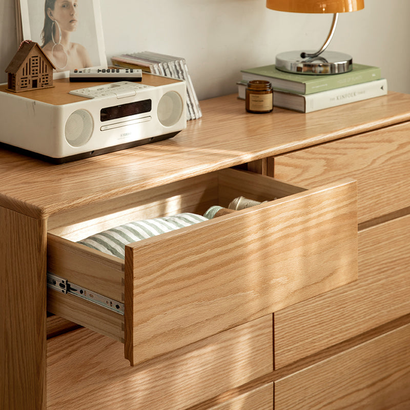 Rosemarie solid oak adjustable dressing table with drawer – view 6