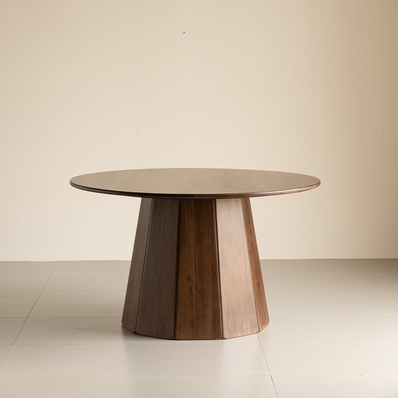 Carla Round Black Walnut Dining Table 150cm – view 3
