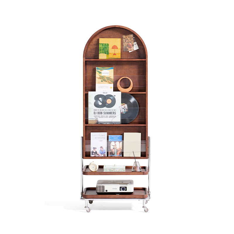 Tabitha Rubberwood Freestanding Double-Sided Full-Length Mirror with Storage Cabinet – view 14