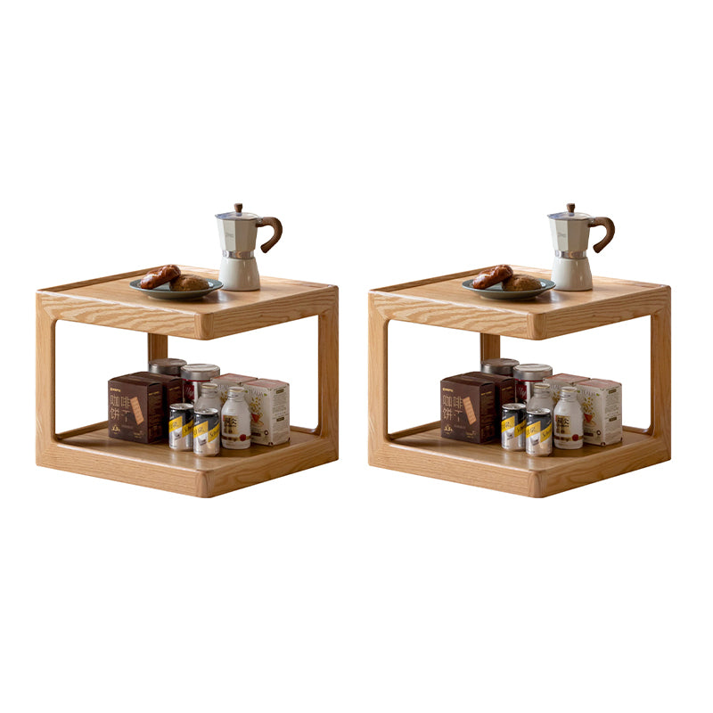 Sarah Modular Solid American Oak Coffee Table 100cm, Set of 2 – view 8