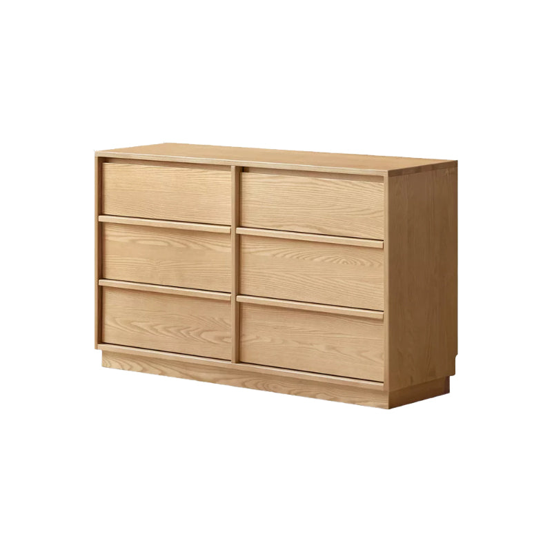 Sienna solid ash chest of drawers in natural wood finish – view 3