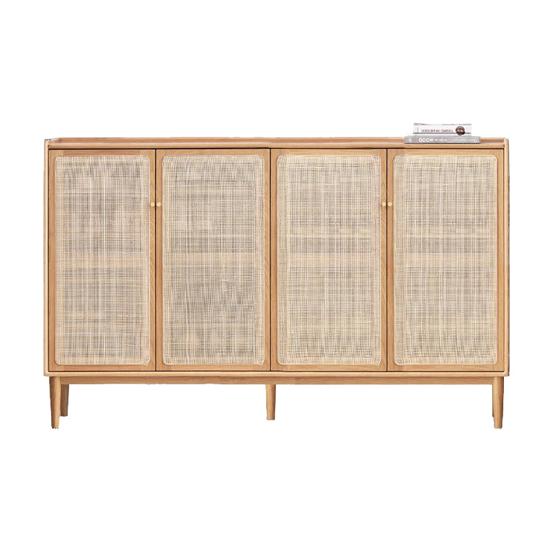 Ethel Solid American Oak 2-Door 3-Door Shoe Cabinet 65cm 80cm 140cm – 140cm, view 13