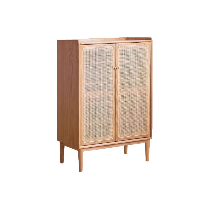 Ethel Solid American Oak 2-Door 3-Door Shoe Cabinet 65cm 80cm 140cm – 65cm, view 11