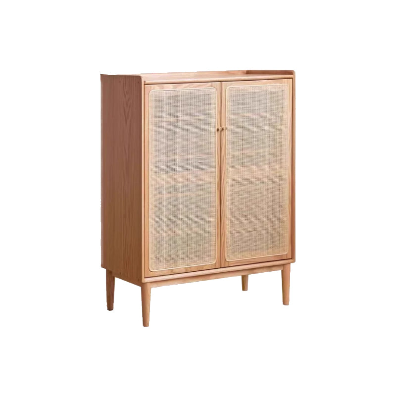 Ethel Solid American Oak 2-Door 3-Door Shoe Cabinet 65cm 80cm 140cm – 80cm, view 9