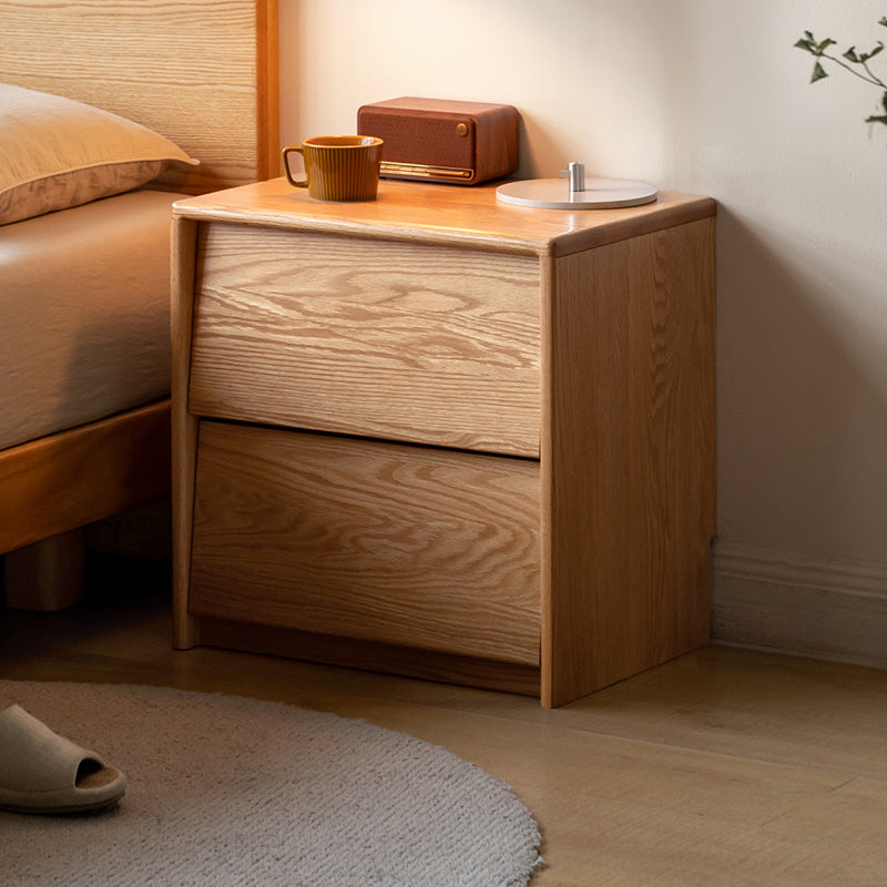 Matthew Solid American Oak Bedside Table