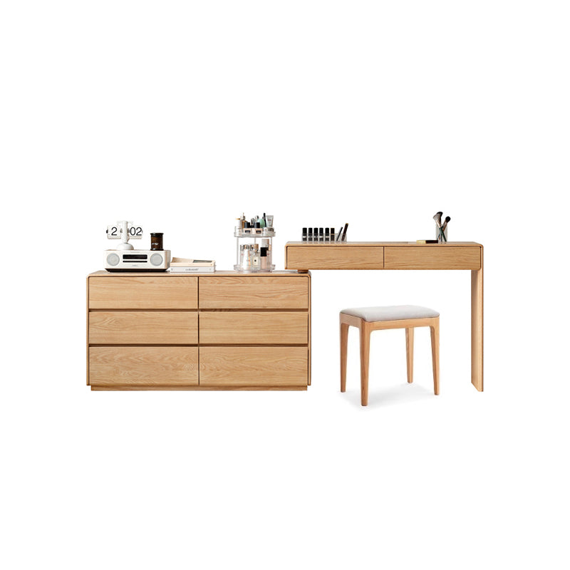 Alyjah Solid American Oak Dressing Table – view 21