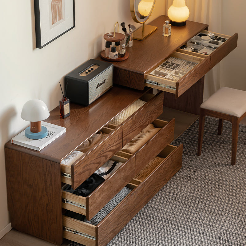 Alyjah Solid American Oak Dressing Table – view 25