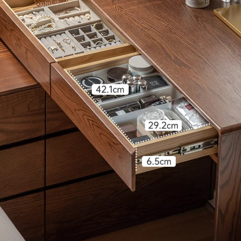 Alyjah Solid American Oak Dressing Table – view 29