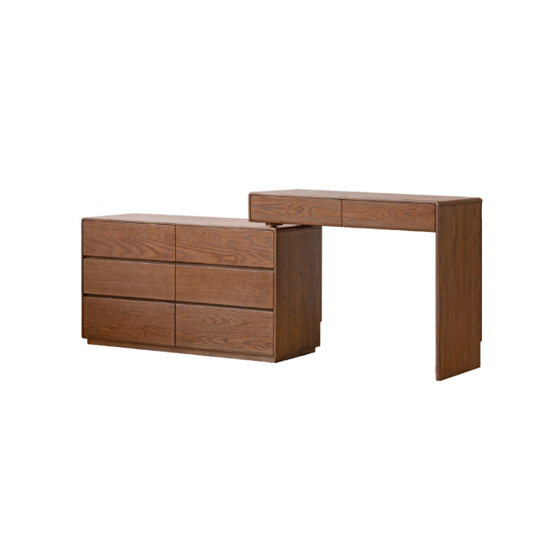 Alyjah Solid American Oak Dressing Table – view 30