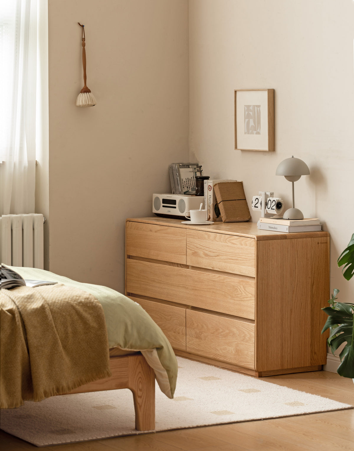 Alyjah Solid American Oak Dressing Table – view 8