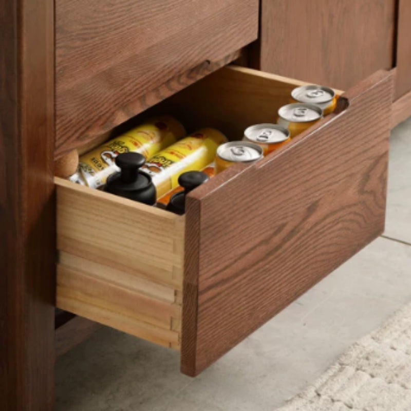 Selma Solid American Oak Multi-Drawer Sideboard 150cm 180cm – view 8