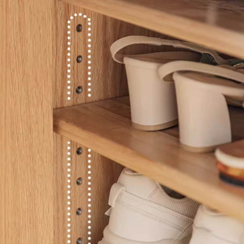 Patsy Solid American Oak Shoe Cabinet 85cm – view 17