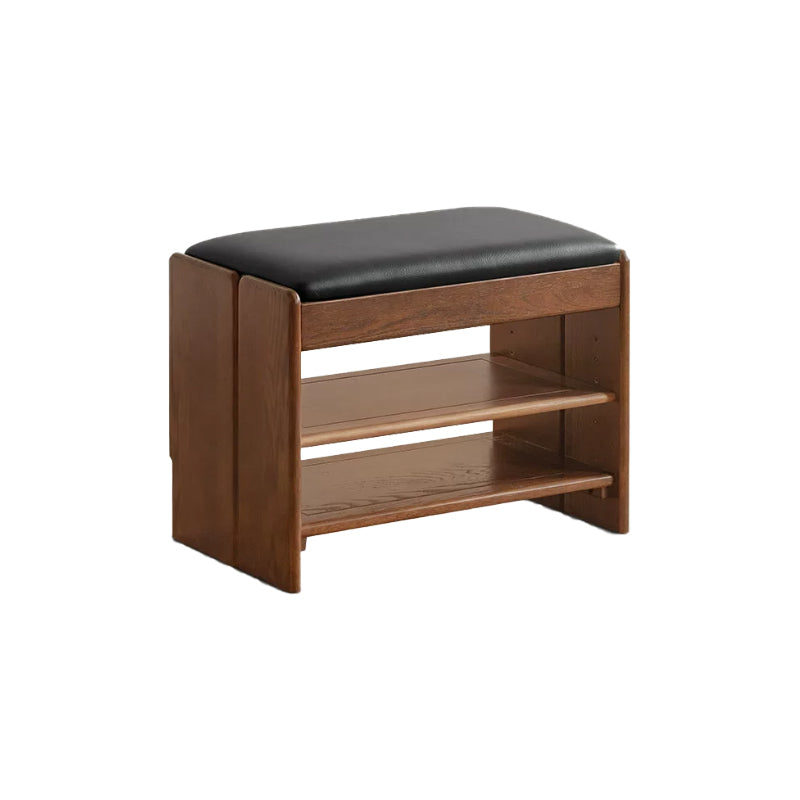 Willa Solid American Oak Shoe Cabinet 60cm 80cm – D 60cm, view 21