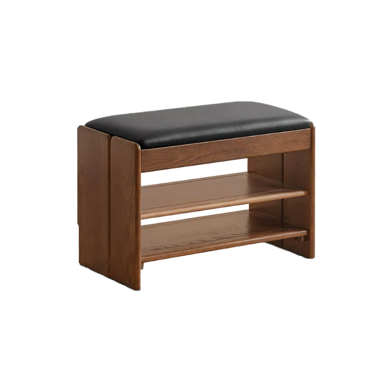 Willa Solid American Oak Shoe Cabinet 60cm 80cm – D 80cm, view 23