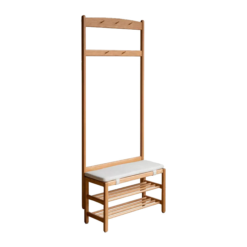 Matilda Solid American Oak Shoe Cabinet with Pinewood 60cm 80cm – 60cm, view 6