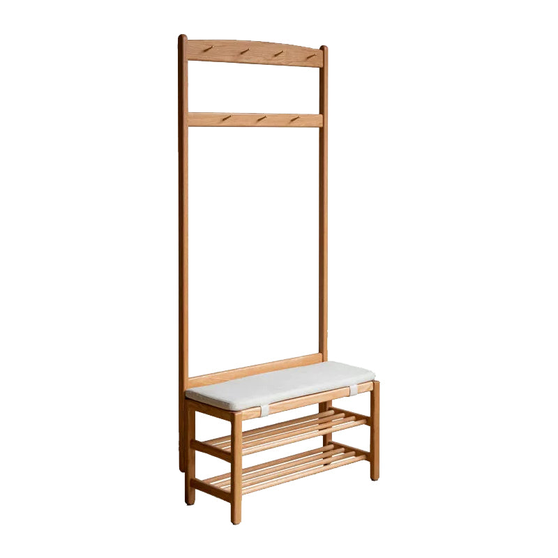 Matilda Solid American Oak Shoe Cabinet with Pinewood 60cm 80cm – 80cm, view 8