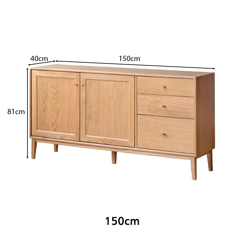 Peregrine Solid American Oak Sideboard 125cm 150cm 180cm – view 18