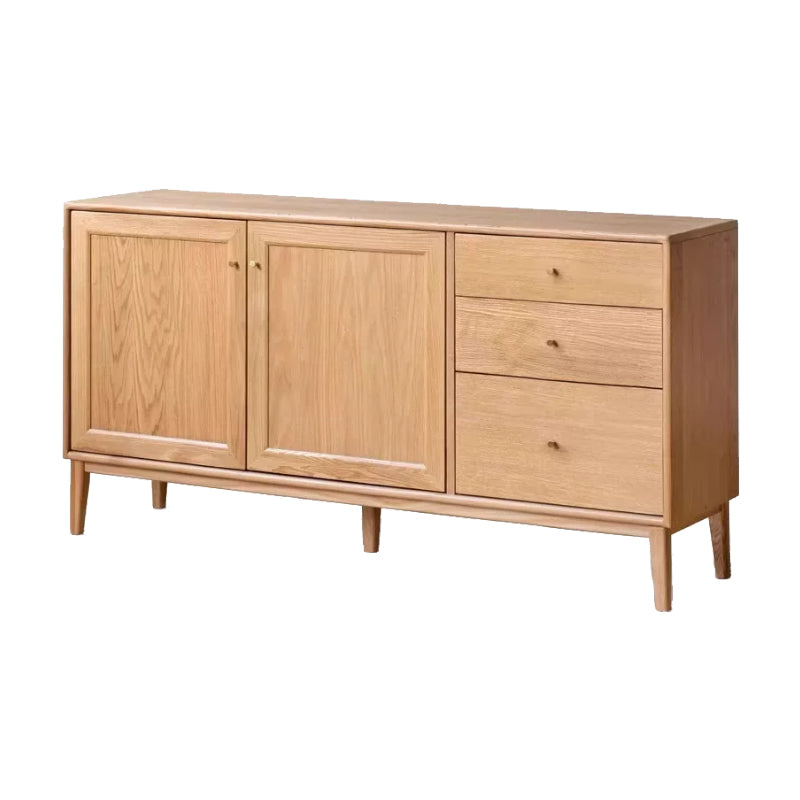 Peregrine Solid American Oak Sideboard 125cm 150cm 180cm – Natural Wood 150cm, view 17