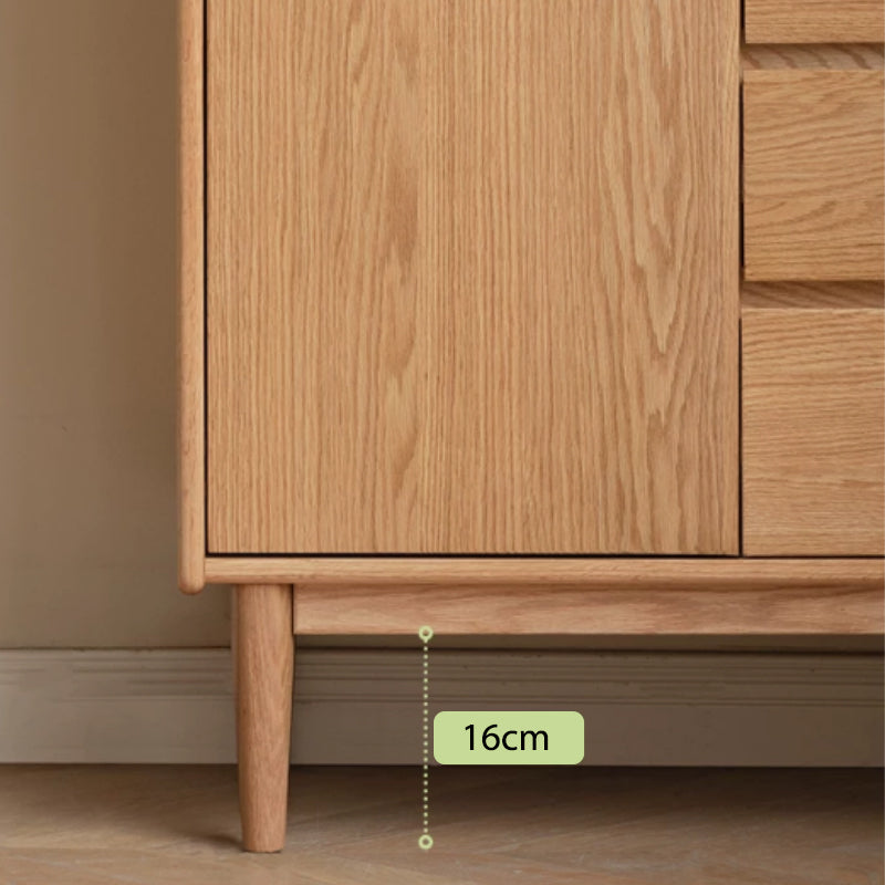 Samira Solid American Oak Sideboard 85cm – view 12