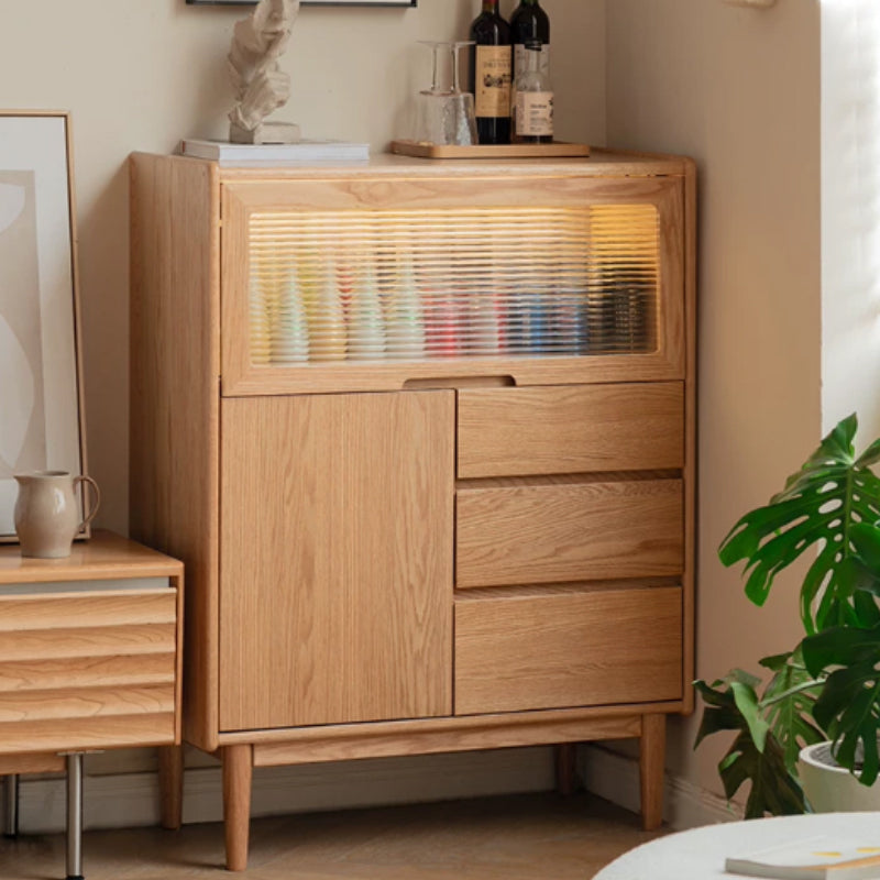Samira Solid American Oak Sideboard 85cm – view 2