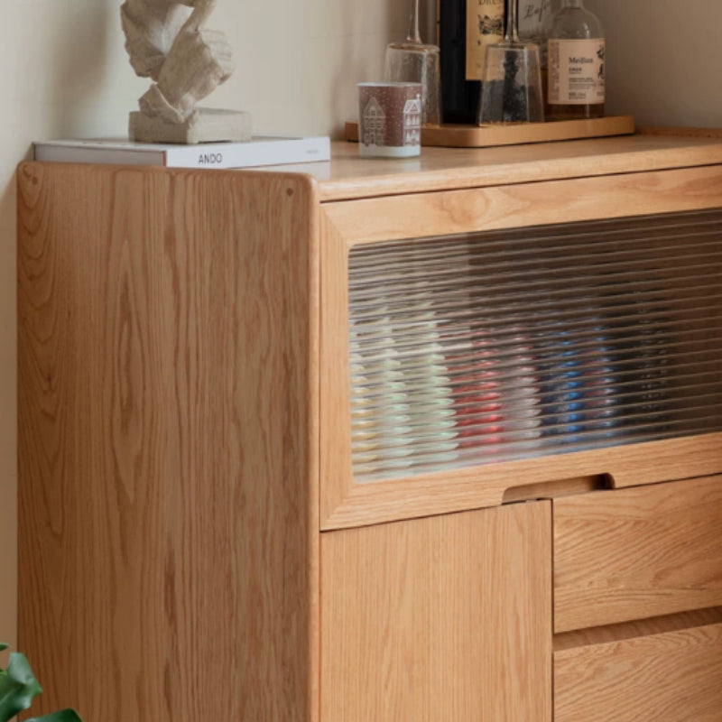 Samira Solid American Oak Sideboard 85cm – view 3