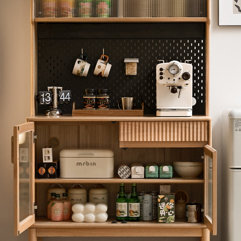 Uri Solid American Oak Sideboard 85cm 100cm – view 2