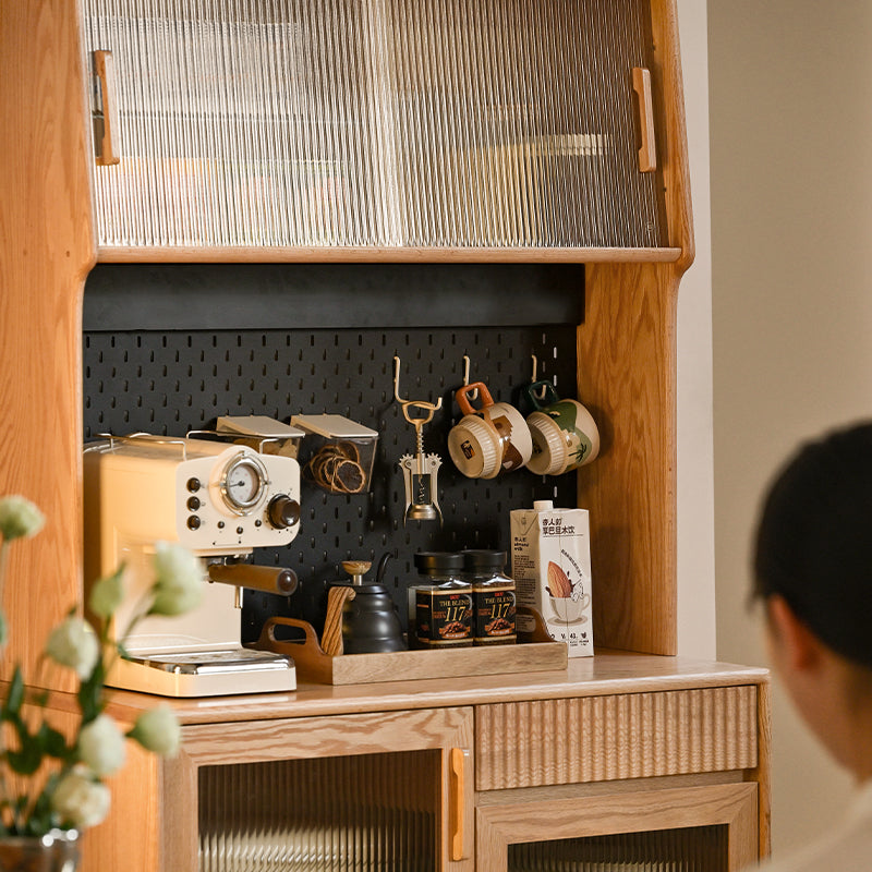 Uri Solid American Oak Sideboard 85cm 100cm – view 3