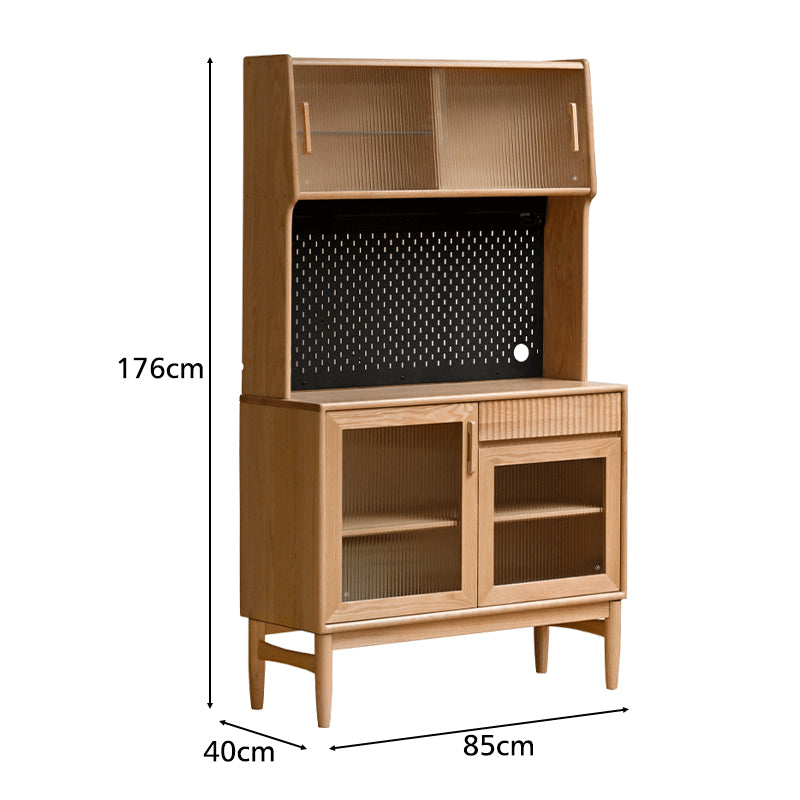 Uri Solid American Oak Sideboard 85cm 100cm – view 6