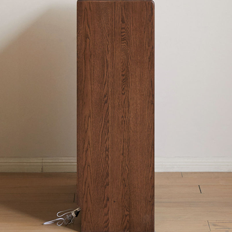 Rhys Solid American Oak Slatted Shoe Cabinet 110cm – view 14