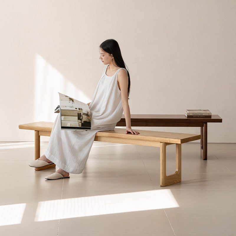 Verity Solid Ash Dining Bench 140cm 160cm 180cm 200cm