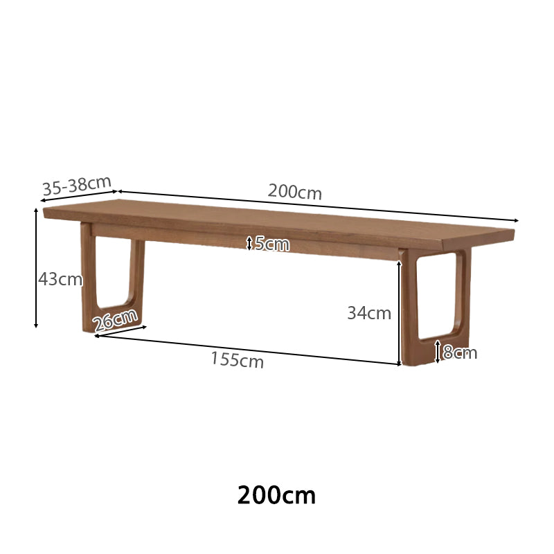 Verity Solid Ash Dining Bench 140cm 160cm 180cm 200cm – view 26