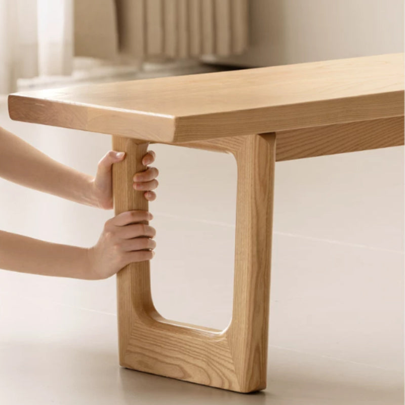 Verity Solid Ash Dining Bench 140cm 160cm 180cm 200cm – view 8
