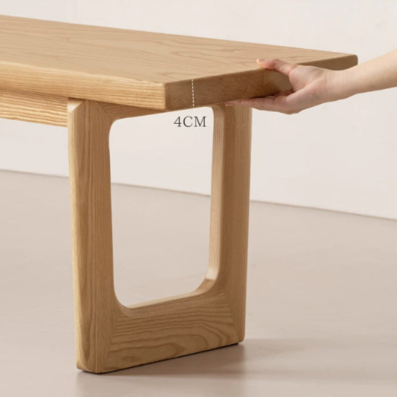 Verity Solid Ash Dining Bench 140cm 160cm 180cm 200cm – view 9