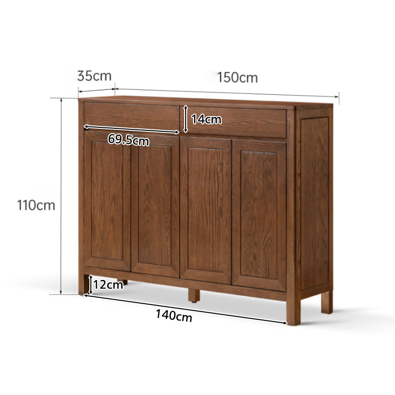 Archer Solid Ash Shoe Cabinet 150cm – view 9