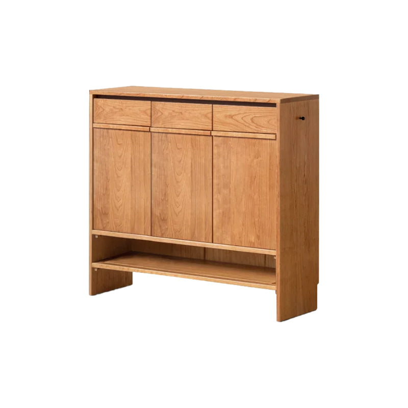 Ulrich Shoe Cabinet in Solid Cherry Wood with Pinewood, 80cm 110cm 140cm – 110cm, view 13