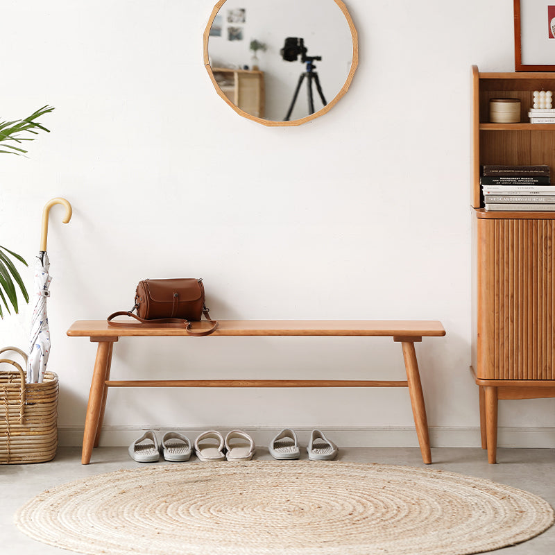 Heather Solid Cherry Wood Dining Bench 120cm – view 2