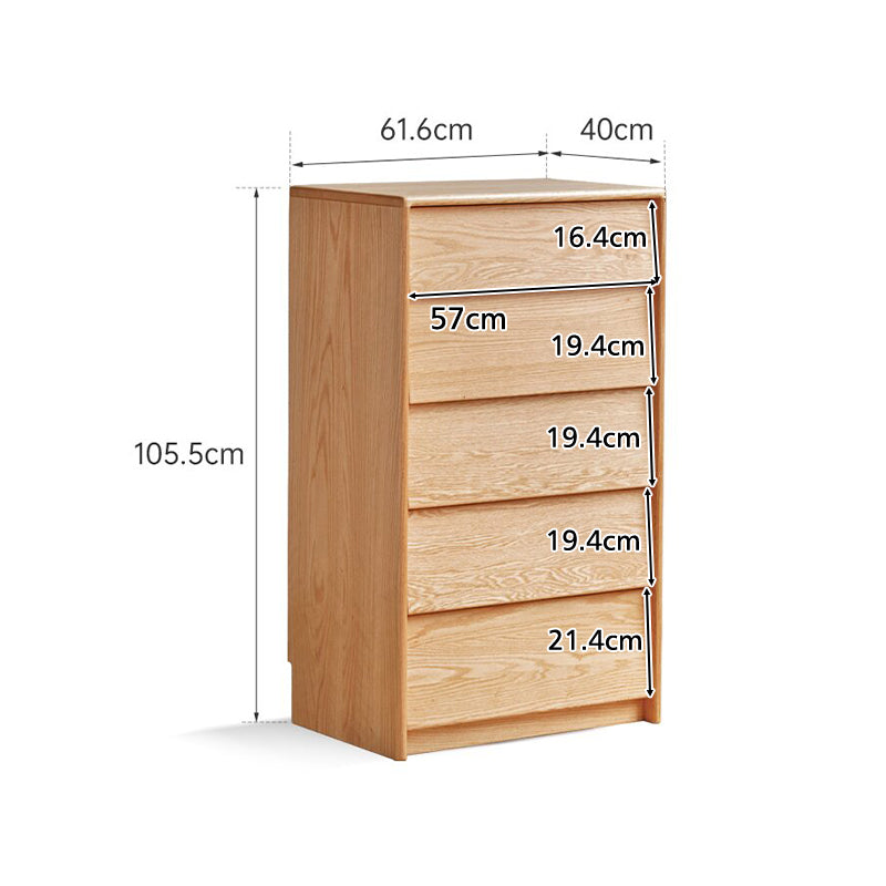 Shirley Solid Oak Chest of Drawers 5-Tier / 6-Tier – view 10
